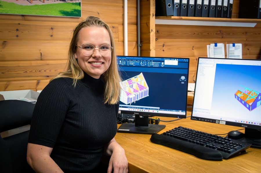 Ingrid Jansen technisch tekenaar/werkvoorbereider houtbouw / houtskeletbouw