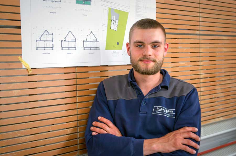 Luca Vermorken, productie houtbouw / houtskeletbouw